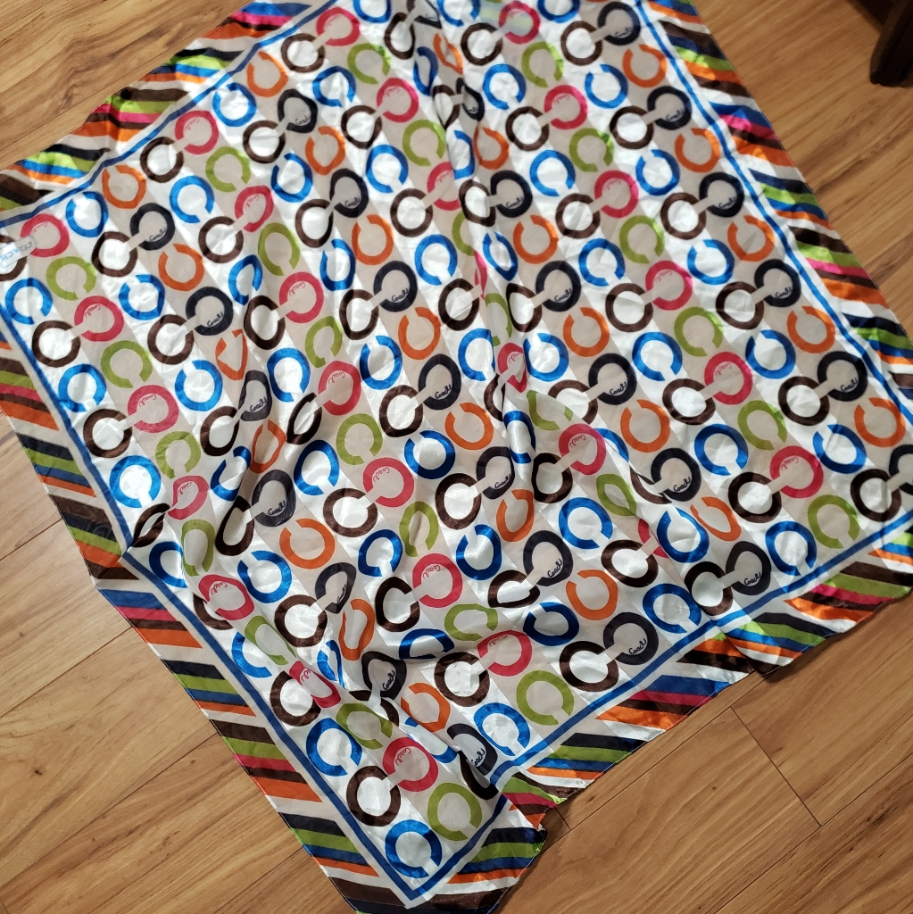 Multi Color Coach Scarf